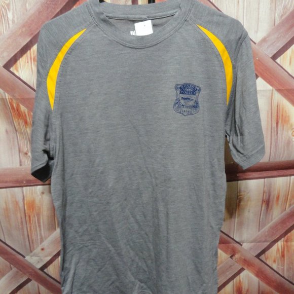 pennant Other - Boston Police Nations First Vented Running shirt~Nice~First responder